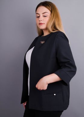 Omega. Female office jacket large sizes. Black. 485139919 photo