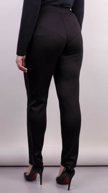 Світлана. Жіночі повсякденні брюки великих розмірів. Чорний. 485138709 фото