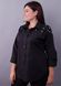 Casual shirt for the office of Plus sizes. Black.485138198 485138198 photo 3