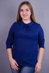 COURTNEY חולצת פלאס סייז מעודנת לנשים כחול 485130870 צילום