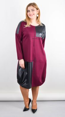 Stylish Plus size dress. Bordeaux.485140331 485140331 photo