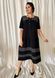 Romantic combination dress of Plus sizes. Black.4115372645052, not selected