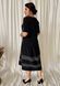 Romantic combination dress of Plus sizes. Black.4115372645052, not selected