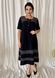 Romantic combination dress of Plus sizes. Black.4115372645052, not selected