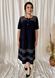 Romantic combination dress of Plus sizes. Black.4115372645052, not selected