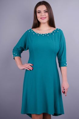Women's stylish dress of Plus sizes. Turquoise.485131238 485131238 photo