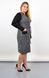 Dress in a business style plus size. Black gray.485142517 485142517 photo 3