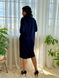 Stylish Plus size dress. Blue.401013452mari50, M