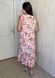 Lightweight dress with ruffle plus size Pink flowers.4349180525456, L