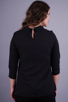 Кортни. Женская блуза на каждый день plus size. Черный. 485130941 фото