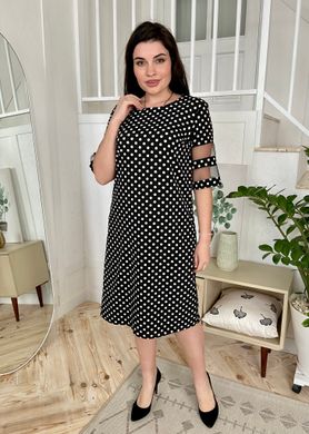 Stylish Plus Size dress. Black peas.404564266mari58, L