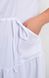 CASSINI שמלה עם חצאית רחבה וכיס באמצע לבן 485142288 צילום 5