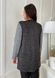 Combined women's cardigan with a belt. Gray.448430389mari50, M