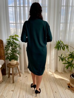 Stylish Plus size dress. Emerald.401013398mari50, M