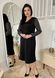 Combined Plus size dress. Black.404570880mari52, XXL