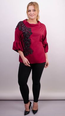 Stylish Plus size blouse. Bordeaux.485138940 485138958 photo