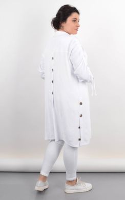 Chelsea. Cardigan shirt for summer female Plus Size. White. 485141838 photo