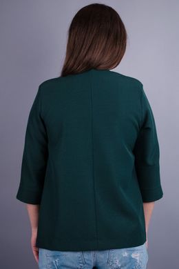 Omega. Jacket female large sizes. Emerald. 485130909 photo