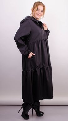 Fashionable raincoat for curvy women. Black.485139020 485139020 photo