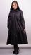 Annette. Fashionable cloak for lush women. Black. 485139020 photo 4