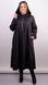 Annette. Fashionable cloak for lush women. Black. 485139020 photo 2
