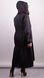 Annette. Fashionable cloak for lush women. Black. 485139020 photo 6