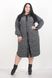 An elongated cardigan dress with leather trim. Grey.495278375 495278375 photo 1