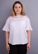 Combined blouse of Plus sizes. White.485135738 485135862 photo 5