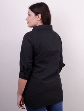 Original female shirt of Plus sizes. Black.485138758 485138758 photo