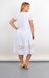 Сантана. Літнє плаття-халат великого розміру з мереживом. Білий. 485142159 фото 3