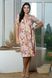 Ліна Маріс. Літнє плаття великих розмірів. Рожеві квіти, 50