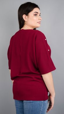 Shane. Elegant blouse for women Plus Size. Bordeaux. 485131364 photo