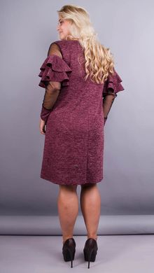 An elegant women's dress plus size. Bordeaux.485133745 485133745 photo