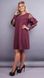 An elegant women's dress plus size. Bordeaux.485133745 485133745 photo 3