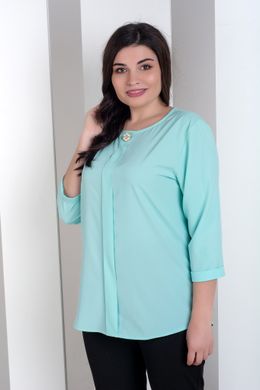 Stylish Plus size blouse. Mint.182731000mari52, M