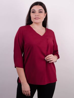 Original blouse plus size. Bordeaux.485138688 485138688 photo