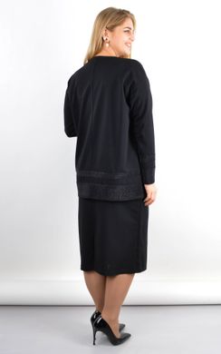 חליפה מסוגננת לנשים עם לורקס פלוס סייז. שחור .485141561 485141561 צילום