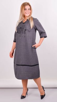 Tais. Dress for women Plus Size. Grey. 485139975 photo