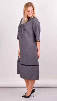 Tais. Dress for women Plus Size. Grey. 485139975 photo