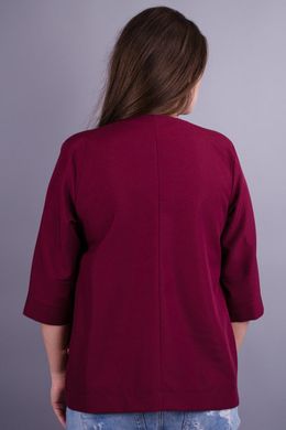 Omega. Jacket female large sizes. Bordeaux. 485130916 photo