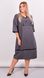 Tais. Dress for women Plus Size. Grey. 485139975 photo 2