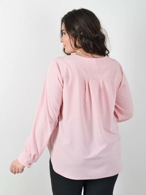 Слава. Ошатна жіноча блузка великих розмірів. Пудра. 485141900 фото