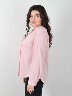 Слава. Ошатна жіноча блузка великих розмірів. Пудра. 485141900 фото