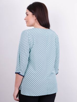 Stylish Plus size blouse. Mint.485139084 485139084 photo