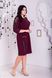 Plus size dress. Bordeaux.405110778mai, not selected