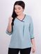 Stylish Plus size blouse. Mint.485139084 485139084 photo 2