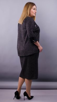 חליפה מסוגננת לנשים Deuce Plus Size. גרפיט .485131126 485131126 צילום