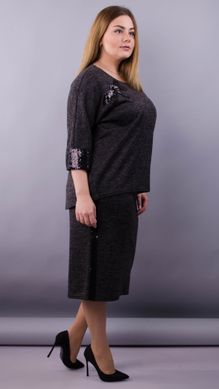 חליפה מסוגננת לנשים Deuce Plus Size. גרפיט .485131126 485131126 צילום