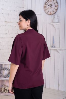 Una camicetta da donna delicata più dimensioni. Burgundy.405109321Mari50 405109321mari50 foto Una camicetta da donna delicata più dimensioni. Burgundy.405109321Mari50 405109321mari50 foto