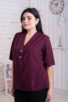 Una camicetta da donna delicata più dimensioni. Burgundy.405109321Mari50 405109321mari50 foto Una camicetta da donna delicata più dimensioni. Burgundy.405109321Mari50 405109321mari50 foto